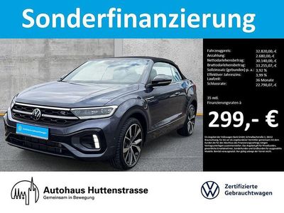 Gebraucht VW T-Roc Cabriolet R-line 150 PS (110 kW) 2025 Außenfarbe: Cabrio