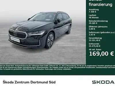 Second-hand Skoda Superb Selection 150 CP (110 kW) 2025 Negru Break
