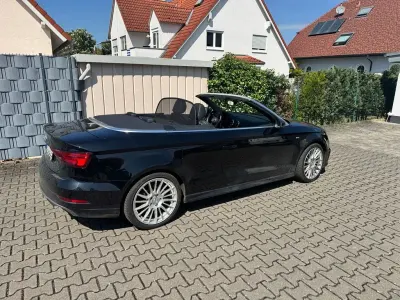 Gebraucht Audi A3 Cabriolet S-Line 150 PS (110 kW) 2016 Schwarz Cabrio