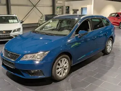 Brugt Seat Leon ST Style 110 HK (80 kW) 2017 Blå Stationcar