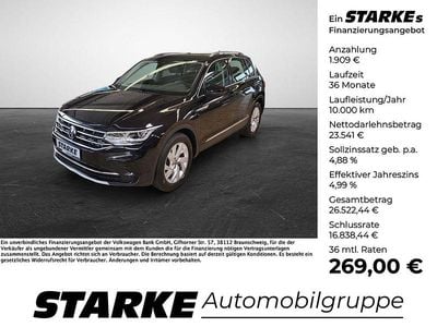 Usata VW Tiguan Elegance 150 CV (110 kW) 2022 Nero SUV