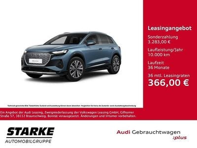 Gebraucht Audi Q4 e-tron Comfort 150 kW (204 PS) 2022 Grau (kieselgrau) SUV