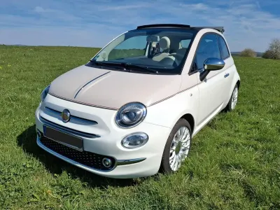 Brugt Fiat 500C Anniversary 105 HK (77 kW) 2017 Hvid Cabriolet