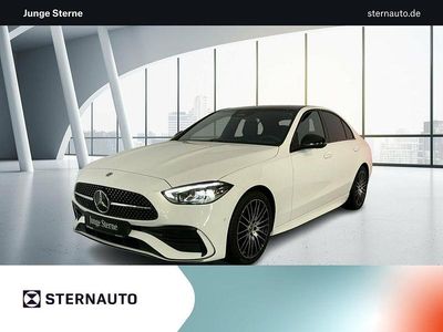Unilack polarweiß Gebraucht 2025 Mercedes C220 AMG Limousine | 48.979 €