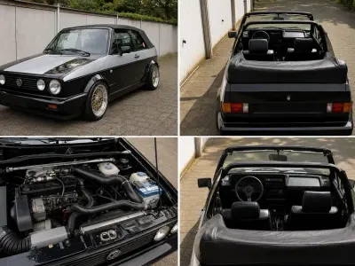 Gebraucht VW Golf Cabriolet 160 PS (117 kW) 1992 Schwarz Cabrio