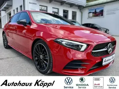 Brugt Mercedes A200 Sport 163 HK (119 kW) 2019 Rød Sedan
