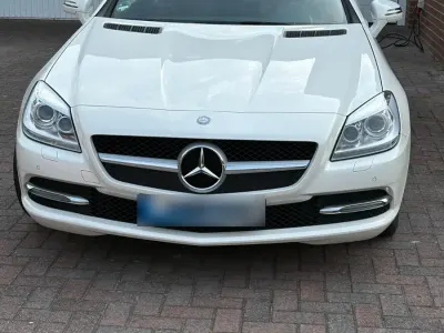 Second-hand Mercedes SLK200 184 CP (135 kW) 2013 Alb Cabrio