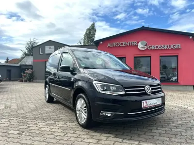 Gebraucht VW Caddy Highline 150 PS (110 kW) 2019 Deep black perleffekt Van / Kleinbus