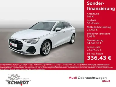 Gebraucht Audi A3 S-Line 116 PS (85 kW) 2024 Weiß Limousine