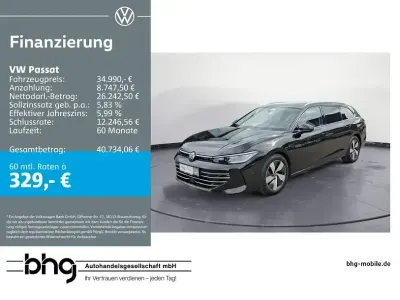 Gebraucht VW Passat Elegance 150 PS (110 kW) 2025 Schwarz Kombi