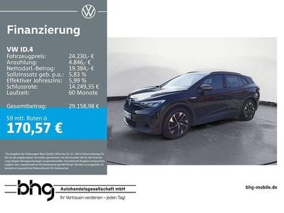Gebraucht VW ID.4 Pure 125 kW (170 PS) 2023 Schwarz SUV