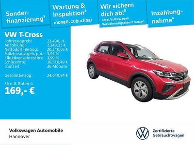 Gebraucht VW T-Cross Life 116 PS (85 kW) 2025 Kings red metallic SUV