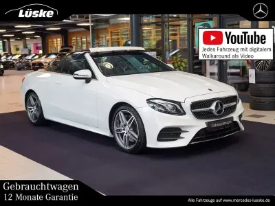 Gebraucht Mercedes E300 AMG line 245 PS (180 kW) 2018 Polarweiß Cabrio