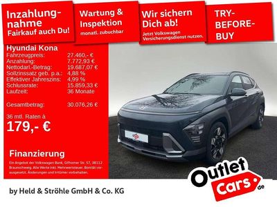 Gebraucht Hyundai Kona Prime 199 PS (146 kW) 2024 Blau SUV