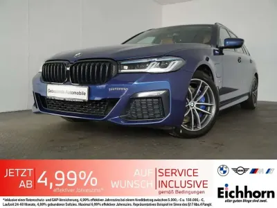 Usata BMW 530e M Sport 292 CV (214 kW) 2021 Blu Station wagon