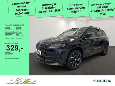 Second-hand Skoda Karoq SportLine 150 CP (110 kW) 2021 Negru SUV