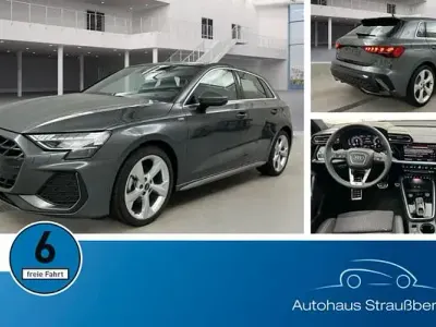 Ny Audi A3 S-Line 150 HK (110 kW) 2025 Grå Sedan