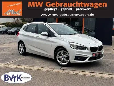 Gebraucht BMW 218 Active Tourer Sport Line 136 PS (100 kW) 2016 Weiß Van / Kleinbus