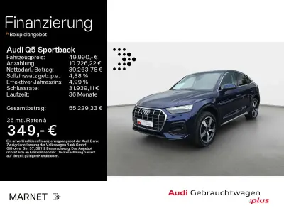 Gebraucht Audi Q5 Advanced Plus 204 PS (150 kW) 2024 Navarrablau metallic SUV