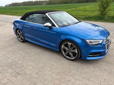 Usata Audi S3 Cabriolet Sport 300 CV (220 kW) 2019 Blu Cabrio