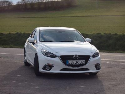 Gebraucht Mazda 3 Sports-Line 150 PS (110 kW) 2015 Weiß Limousine