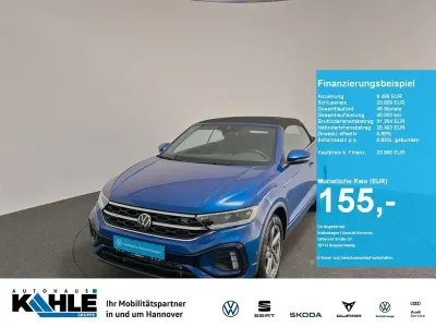 Brugt VW T-Roc Cabriolet R-line 150 HK (110 kW) 2025 Blå Cabriolet