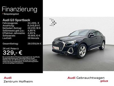 Gebraucht Audi Q3 S-Line 150 PS (110 kW) 2023 Mythosschwarz metallic SUV
