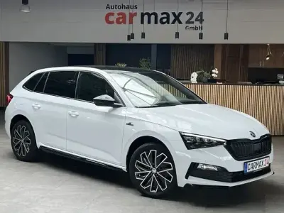 Gebraucht Skoda Scala Monte Carlo 150 PS (110 kW) 2023 Moonweiss metallic Kleinwagen