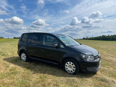 Gebraucht VW Touran Trendline 105 PS (77 kW) 2011 Schwarz Van / Kleinbus
