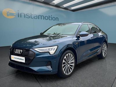 Blau Gebraucht 2022 Audi e-tron Sportback SUV | 36.599 € (Superpreis)