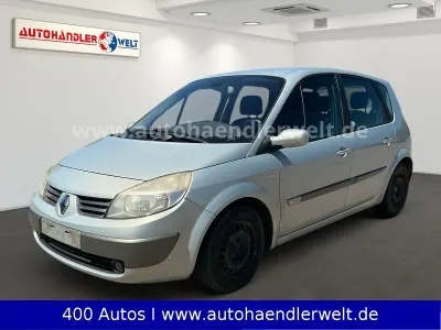 Gebraucht Renault Scénic II Authentique 113 PS (83 kW) 2004 Silber Van / Kleinbus