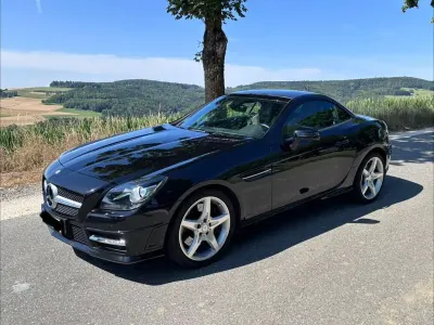 Gebraucht Mercedes SLK200 184 PS (135 kW) 2014 Schwarz Cabrio
