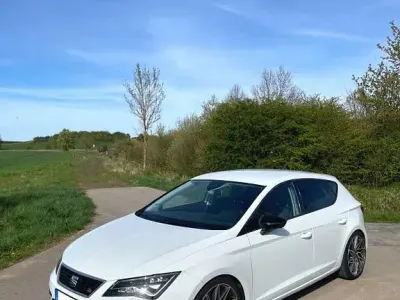 Usata Seat Leon FR 179 CV (131 kW) 2018 Bianco Berlina