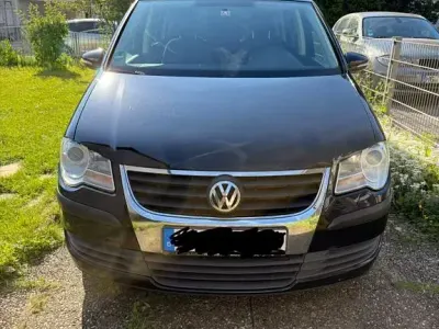 Gebraucht VW Touran Conceptline 105 PS (77 kW) 2009 Schwarz Van / Kleinbus
