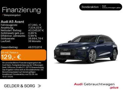 Gebraucht Audi A5 Sport 299 PS (219 kW) 2025 Firmamentblau metallic Kombi