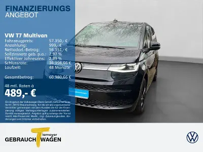 Gebraucht VW Multivan Style 150 PS (110 kW) 2025 Schwarz Van / Kleinbus
