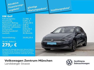 Gebraucht VW Golf VIII Move 131 PS (96 kW) 2024 Grau Limousine
