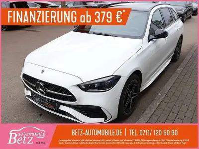 Używany Mercedes C300e AMG line 204 KM (150 kW) 2022 Biały Kombi