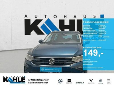 Brugt VW Tiguan Active 110 HK (80 kW) 2022 Blå SUV