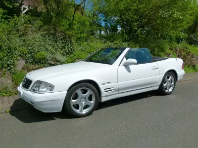 Brugt Mercedes SL320 224 HK (164 kW) 1999 Hvid Cabriolet