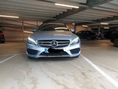 Brugt Mercedes C400 AMG line 333 HK (244 kW) 2015 Sølv Sedan