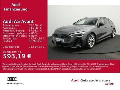Neu Audi A5 S-Line 367 PS (269 kW) 2026 Grau Kombi