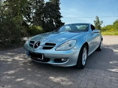 Gebraucht Mercedes SLK200 222 PS (163 kW) 2005 Silber Cabrio