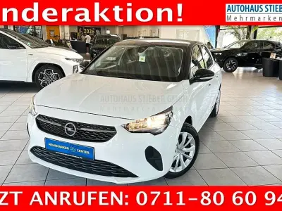 Gebraucht Opel Corsa Edition 75 PS (55 kW) 2021 Jade weiss/arktis weiss Kleinwagen