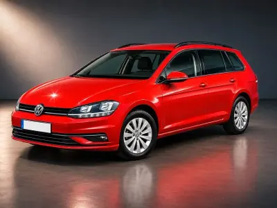 Gebraucht VW Golf VII Trendline 116 PS (85 kW) 2019 Rot Kombi