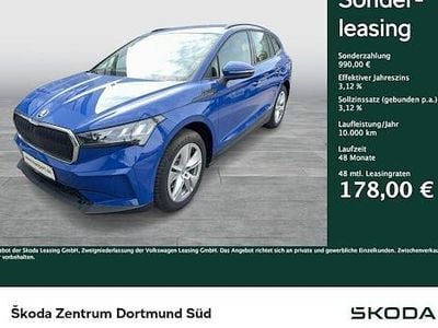 Begagnad Skoda Enyaq iV Loft 108 kW (148 HK) 2023 Blå SUV