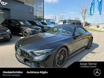 Gebraucht Mercedes SL55 AMG AMG 476 PS (350 kW) 2023 Lack obsidianschwarz (metallic) Cabrio