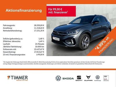 Gebraucht VW T-Roc R-line 150 PS (110 kW) 2025 Indiumgrau metallic SUV