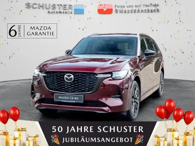 Neu Mazda CX-80 Homura-Line 254 PS (186 kW) 2025 Silber SUV
