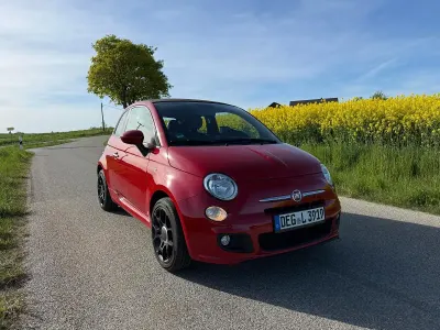 Gebraucht Fiat 500 70 PS (51 kW) 2014 Rot Cabrio
